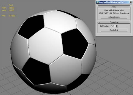 Football ball maker maxscript